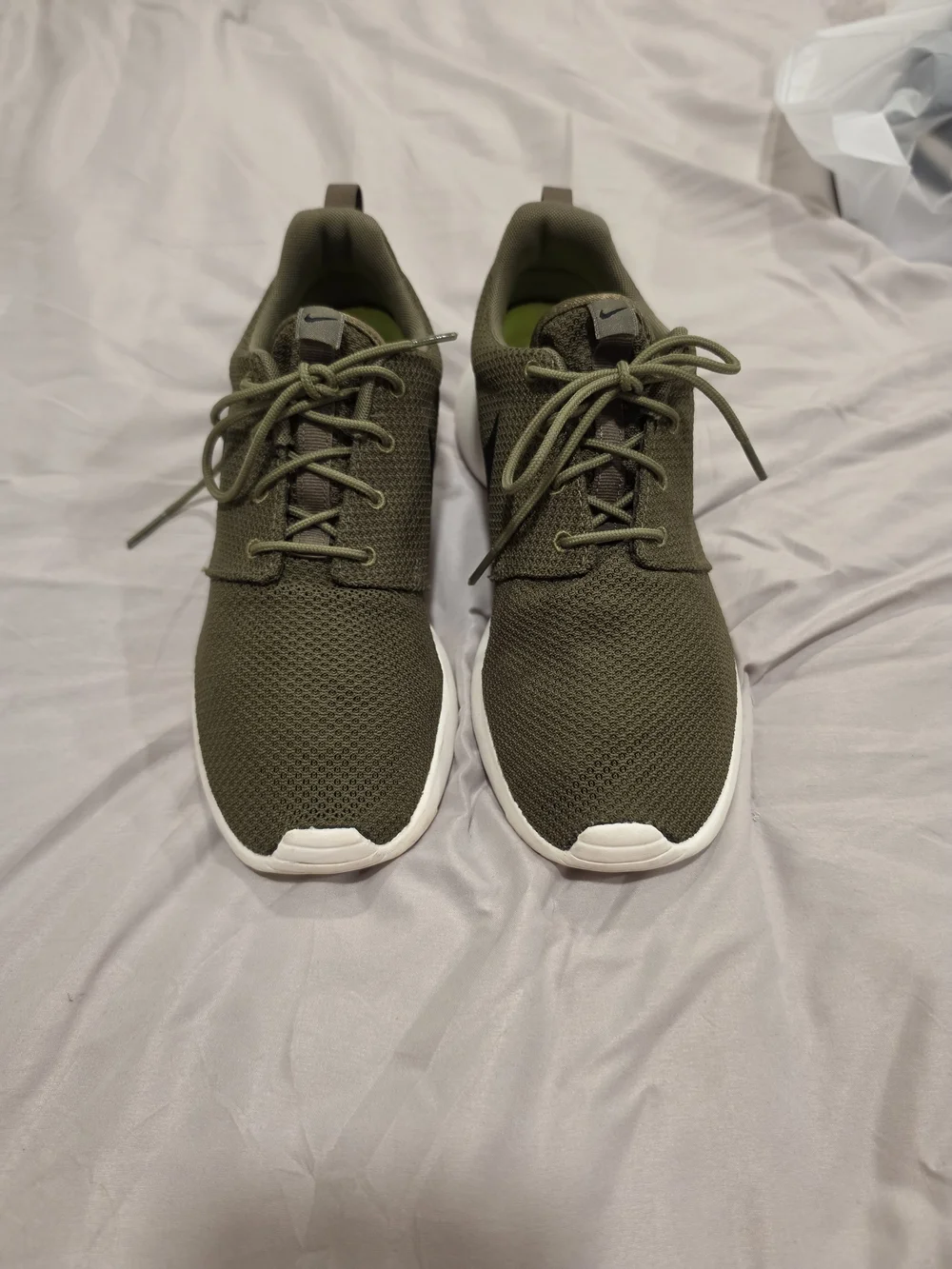 Nike Men’s Olive Green Knit Runner Sneakers